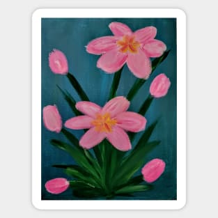 Some pink Lilly's Sticker